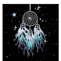 Miniatyrbillede 1 af 5: Pack Well Girl Soveværelse Vægindretning Dreamcatcher Lampe
