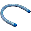 Miniatyrbillede 4 af 5: Sæt med 1 Twist Lock-slangesektioner, 1 x 1 m, til hydrauliske poolrensningsrobotter, blå