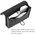 Miniatyrbillede 4 af 5: Organizer taske til mus og Macbook oplader, klassisk filt Pr