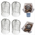 Miniatyrbild 1 av 5: 4-pack (3 tum) aluminiumrännskydd, expanderbart aluminiumfilter S