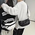 Miniatyrbild 3 av 4: Herrväskor Mode Casual Herr Axelväska Messenger Bag Solid