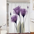 Miniatyrbillede 2 af 5: Mildew Proof Bruseforhæng Vandtæt Badeforhæng Bruseforhæng