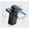 Miniatyrbilde 4 av 4: Foss Vaskebatteri LED 3 Farger Kran for Vask og Servant Bad