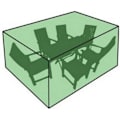 Miniatyrbillede 3 af 5: Rektangulært vandtæt havemøbelbetræk, UV-beskyttelse, (g