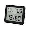 Miniatyrbild 1 av 5: Digital termometer/hygrometer 3,2” LCD stor display inomhus