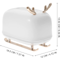 Miniatyrbilde 4 av 5: Vevholder Slede Elg Design Serviett Papirbokser Vev Di