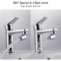 Miniatyrbilde 4 av 5: 1PCS Universal Faucet Joint, Rotating Extension Shower Nozzle, Du