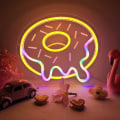 Pikkukuva 1 / 4: Donitsit LED-neonseinäkoriste, himmennettävä 3D-taide luova Li