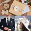 Miniatyrbilde 3 av 5: 30 PCS Burlap Blomster - Burlap Blomster - Burlap Sløyfe Bånd DIY