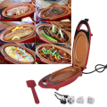 Miniatyrbillede 1 af 5: 110V/220V Non-stick Elektrisk Crepe Maker Pizza Pandekage Bage