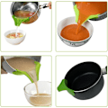 Miniatyrbillede 5 af 5: Silikone Clip-on Si, Plus Suppe Tragt Til Pan Uni