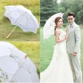Miniatyrbilde 2 av 5: Bryllupsparaply, Mini Blonder Paraply Bryllup Brud Parasol