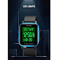Miniatyrbillede 3 af 5: Afslappet Digital Multifunktionelt Armbåndsur med Nedtællingstimer og LED-lys 50M Vandafvisende (Blue)