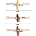 Miniatyrbillede 2 af 5: 12 par trykknapper Horn knapper Trykknap spænder Sy knapper med reb Oliventræ sy knap 1/2 hul til frakke jakke syning DIY