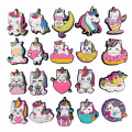 Miniatyrbilde 3 av 5: 20 stk 3D Clog Sandaler Ornamenter (Unicorn), Sko Charms, Søte