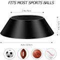 Miniatyrbillede 2 af 5: 6 stk. boldstativ boldbase piedestal displaystativ til basketball