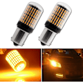 Pikkukuva 1 / 5: 2 kpl Amber 7507 Led-polttimo Ei Hyper Flash 1156 BAU15S PY21W Tu