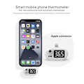 Miniatyrbillede 4 af 5: Mobiltelefon USB smart termometer Bao k8 berøringsfri infrarød th