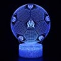 Miniatyrbillede 2 af 4: Tilbud Bedste fodboldform 3d optisk illusion smart 7 farve led nig