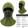 Miniatyrbillede 3 af 6: Ski maske balaclava vinter maske mænd balaclava koldt vejr varm m
