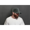 Miniatyrbilde 2 av 5: Militærcaps Vintage Vasket Denim Army Caps Bomulls Flat Top Cap