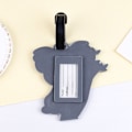Pikkukuva 3 / 3: Matkatavaralappu, 1 kpl PVC-matkatavaralappu, matkatavaralappu, matkalaukku, matkatavaralappu, henkilöllisyystodistin käyntikorteille, matkatarvikkeet (monivärinen)