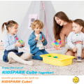 Pikkukuva 5 / 5: Nopeuskuutiosarja 2x2 3x3 4x4 Pyramid Magic Cube, sileä tarraton Magic Cubos Magic Puzzle Cube -paketti lapsille ja aikuisille, 5 kpl