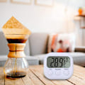 Miniatyrbild 3 av 5: 1 X Digital LCD Termometer Utomhus Inomhus Hygrometer Humidi