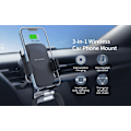 Miniatyrbillede 2 af 5: S13kc 3-i-1 trådløs billader mobiltelefonholder til iPhone