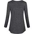 Miniatyrbillede 4 af 5: Dame Button Side Maternity Robe Amning Top XXL Sort