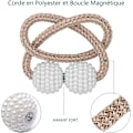Pikkukuva 2 / 5: 6 kappaletta verhonpidikettä (kullanvärinen), magneettiset verhonpidikkeet