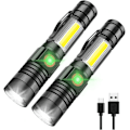 Miniatyrbillede 1 af 6: Genopladelig LED-lommelygte, 1000 lumen superlys stærk magnetisk F