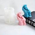 Miniatyrbillede 3 af 4: Silikoneform til stearinlys - Babyhåndformet stearinlysform - Silikoneform