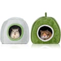 Miniatyrbilde 1 av 5: 2 stk marsvin seng koselig hamster bur liten dyr seng H