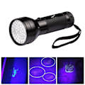 Miniatyrbilde 1 av 5: 51LED Lilla Lommelykt UV Neglelampe Lommelykt Fluorescens Te