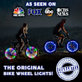 Miniatyrbillede 3 af 5: 2 stk. LED-cykelhjulsdæklys LED Hot Wheels