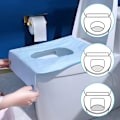 Miniatyrbillede 4 af 5: 30 stk. engangs toiletovertræk engangs vandtæt papir T