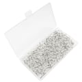 Miniatyrbild 2 av 3: Basics Push Pins Clear Plastic Steel Tip 200 Pack