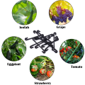 Miniatyrbillede 4 af 5: 200 stk. tomatplante-klips til klatring - tomatclips 200 stk. tomat-støttekroge - vindrueklips til frugtvindruefiksering - havearbejdsredskaber (sort)