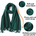 Miniatyrbild 5 av 5: Halsdukar Dam Herr Pashmina Sjal Wrap Höst Vinter Bröllop