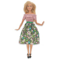 Miniatyrbilde 2 av 5: Barbie moteantrekk, 7 deler, 7 dukketilbehør, for ch