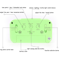 Miniatyrbild 3 av 5: (Grön) LCD Digital Väckarklocka, Smart Digital Väckarklocka med T