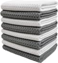 Premium mikrofiber kökshandduk våffelväv, 6-pack (