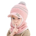 Pikkukuva 1 / 3: Taapero Vauva Lapset Tytöt Balaclava Pipo Hattu Fleece Vuorattu Pe