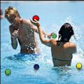 Miniatyrbild 5 av 5: (Grön) Studsande Poolboll Strandleksak Vuxenleksak för Barn Strand