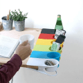 Miniatyrbild 3 av 5: Grå Papperskoppshållare Skrivbordsställ Clip