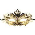 Miniatyrbilde 2 av 5: Venetiansk maske (svart gull), for maskeradeball og kostyme, for kvinner