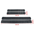 Pikkukuva 4 / 5: 3D - Sininen - Hiilikuitutarra Auton Ovikynnys Anti - Scratch St