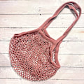 Miniatyrbild 5 av 5: Mesh Net Bag med lång axelrem, stretchbar, återanvändbar