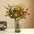 Miniatyrbillede 3 af 5: 5 lange grene små roser, rose simuleringsblomster, silke flo